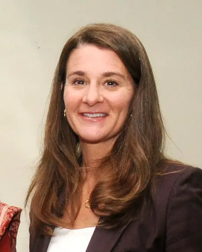 Portrait of Melinda French Gates, Global Philanthropist. Women's Champion. Architect of Strategic Giving.