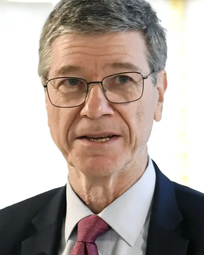 Portrait of Jeffrey Sachs, Architect of the SDGs. Development Economist. Poverty Fighter.