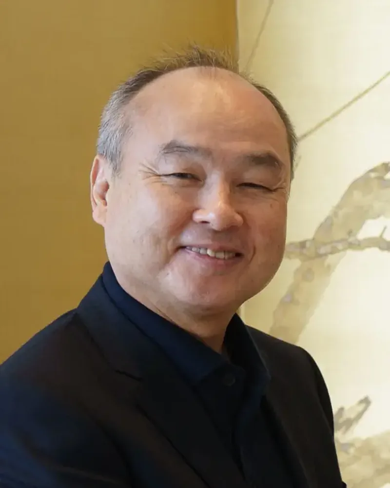 Portrait of Masayoshi Son, Visionary Investor. Technology Prophet. Risk-Taker Supreme.