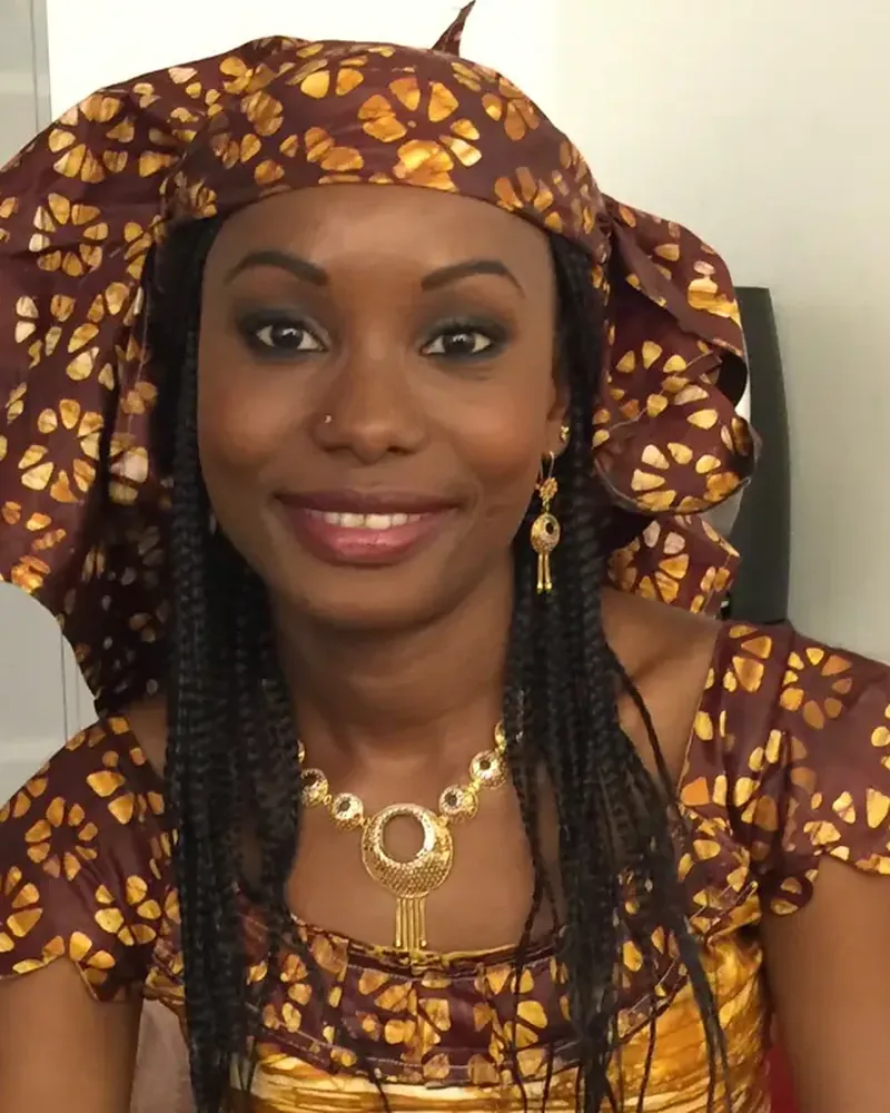 Portrait of Hindou Oumarou Ibrahim, Climate Champion. Indigenous Voice. Bridge Between Tradition and Science.