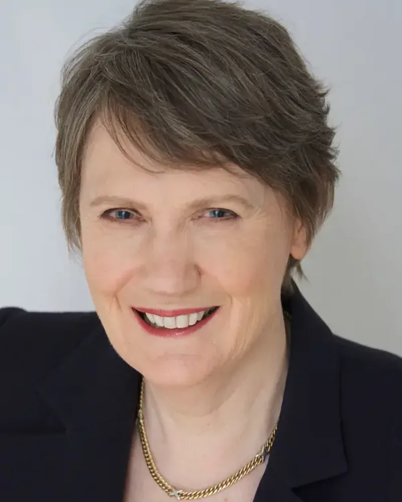 Portrait of Helen Clark, Former New Zealand PM. UNDP Leader. Champion of Sustainable Futures.