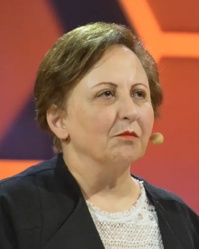 Portrait of Shirin Ebadi, Nobel Peace Laureate. Lawyer. Champion of Rights Within Islam.